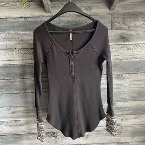 Free People Ski Valley cuff thermal.